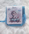 Kindergarten Rucksack personalisiert mit Name Auto Drache Jungen Kindergartentasche Kita Kinder - CreativMade