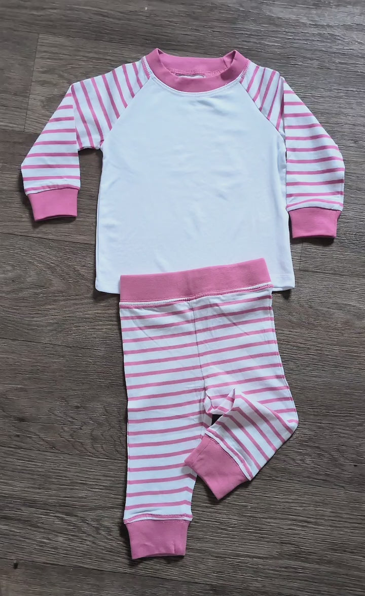 Kinder Schlafanzug mit Namen Ballerina – Personalisierter Pyjama für Babys Mädchen - CreativMade