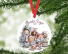 Personalisierter Christbaumschmuck mit Namen – Geschenk für Familie & Freunde Ornament Weihnachten - CreativMade