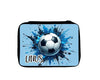 Personalisiertes Federmäppchen mit Name Fußball blau Jungen Geschenk Einschulung Federmappe Federpenal | CreativMade .
