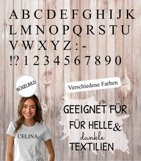 Bügelbilder Sprüche & Schriften – DIY Aufbügelmotive zum Personalisieren für Kinder & Erwachsene - CreativMade