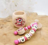 Milchzahndose Baby Einhorn Mädchen personalisierte Zahndose mit Namen | CreativMade .