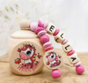 Milchzahndose Baby Einhorn Mädchen personalisierte Zahndose mit Namen | CreativMade .