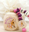 Milchzahndose Pferd Boho Mädchen personalisierte Zahndose mit Namen | CreativMade .