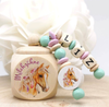 Milchzahndose Pferd Boho Mädchen personalisierte Zahndose mit Namen | CreativMade .