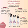 Personalisierte Trinkflasche Kinder Einhorn Mädchen -  Edelstahl Trinkflasche mit Name - Strohhalm Geschenk Einschulung Geburtstag - CreativMade 