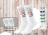 Kindersocken Einschulung Eule – 100 % Baumwolle Größe 27–36 Unisex - CreativMade