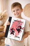 Personalisierte Zeugnismappe mit Namen Ninja – Mappe für Schulzeugnisse A4 | Geschenk zur Einschulung Jungen - CreativMade