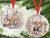 Personalisierter Christbaumschmuck mit Namen – Geschenk für Familie & Freunde Ornament Weihnachten - CreativMade