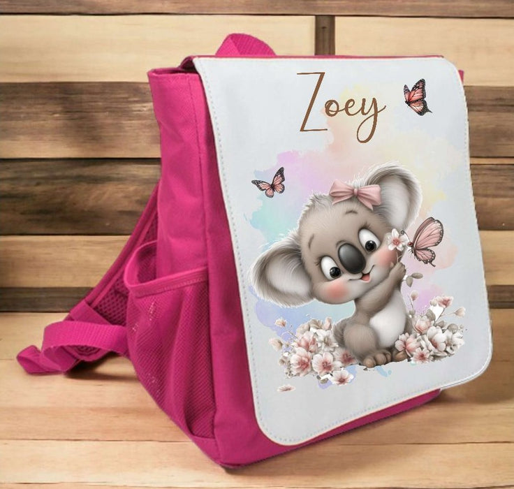Kindergarten Set personalisiert Koala – Rucksack, Trinkflasche & Brotdose mit Namen Kitakind - CreativMade 