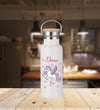Personalisierte Kinder  Thermosflasche mit Name Einhorn Trinkflasche Thermoskanne - CreativMade 