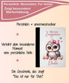 Personalisierte Zeugnismappe mit Namen Eule – Mappe für Schulzeugnisse A4 | Geschenk zur Einschulung Mädchen - CreativMade