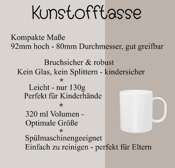 Personalisiertes Kinder Trinkflaschen- & Tassen-Set mit Namen Eule – Edelstahl Trinkflasche 500 ml für Schule & Kindergarten - CreativMade