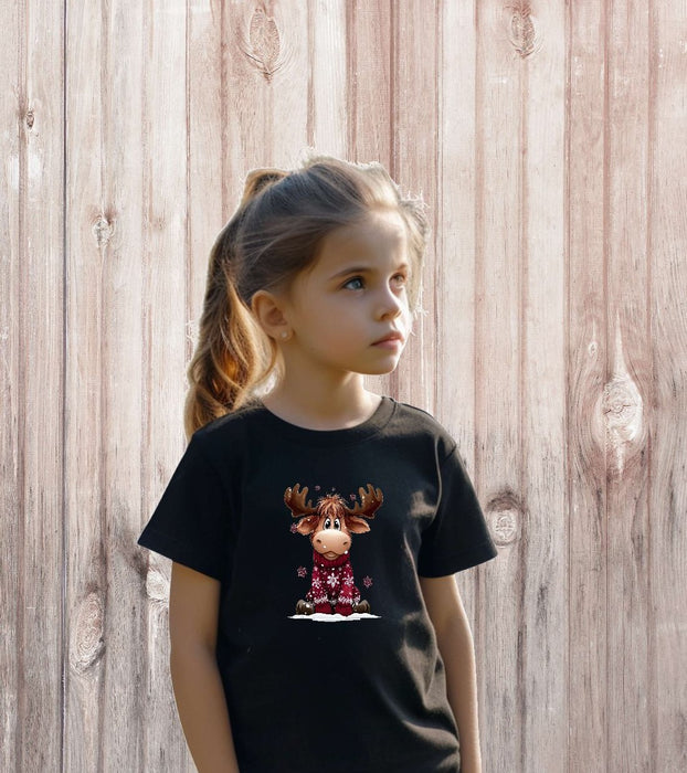 Bügelbilder für Kinder Elch – Weihnachtsmotive, Wintermotive & Herbstmotive zum Aufbügeln – DIY Textilaufbügler für Kleidung & Geschenke - CreativMade 