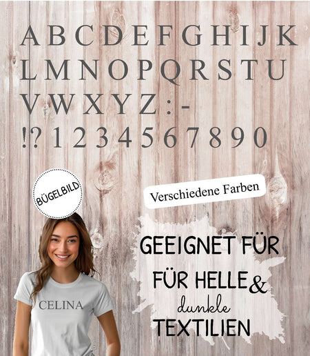 Bügelbilder Sprüche & Schriften – DIY Aufbügelmotive zum Personalisieren für Kinder & Erwachsene - CreativMade