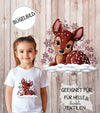 Bügelbilder für Kinder Reh – Weihnachtsmotive, Wintermotive & Herbstmotive zum Aufbügeln – DIY Textilaufbügler für Kleidung & Geschenke - CreativMade 