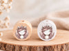Milchzahndose Einhorn Kranz Holz mit Motivscheibe | DIY & Kreativbedarf 6 x 4cm Zahndose | CreativMade .