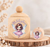 Milchzahndose Zahnfee Holz mit Motivscheibe | DIY & Kreativbedarf 6 x 4cm Zahndose | CreativMade .