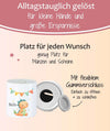 Personalisierte Kinderspardose mit Namen Dinosaurier – Keramik Spardose zur Einschulung, Geburt oder Taufe - CreativMade
