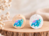 Milchzahndose Schildkröte Holz mit Motivscheibe | DIY & Kreativbedarf 6 x 4cm Zahndose | CreativMade .