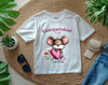 Kindergartenkind T-Shirt personalisiert mit Namen Maus– Kita Abschluss & Vorschulkind Geschenk - CreativMade 