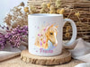 Personalisiertes Kinder Trinkflaschen- & Tassen-Set mit Namen Pferd – Edelstahl Trinkflasche 500 ml für Schule & Kindergarten - CreativMade