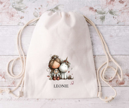 Bügelbild Kinder Einhorn Weihnachten Textilaufbügler DIY Projekt Applikation hochwertiger DTF Ausdruck XL - CreativMade 