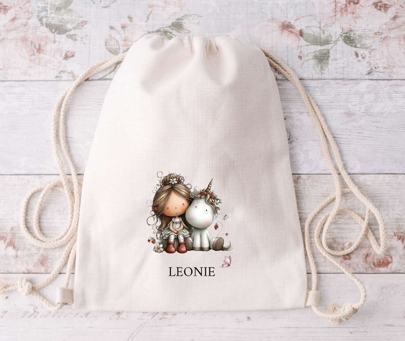 Bügelbild Kinder Einhorn Weihnachten Textilaufbügler DIY Projekt Applikation hochwertiger DTF Ausdruck XL - CreativMade 