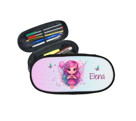 Federmäppchen Kinder mit Namen Fee – personalisiertes Stifteetui/Stiftebox Schule Geschenk Einschulung - CreativMade