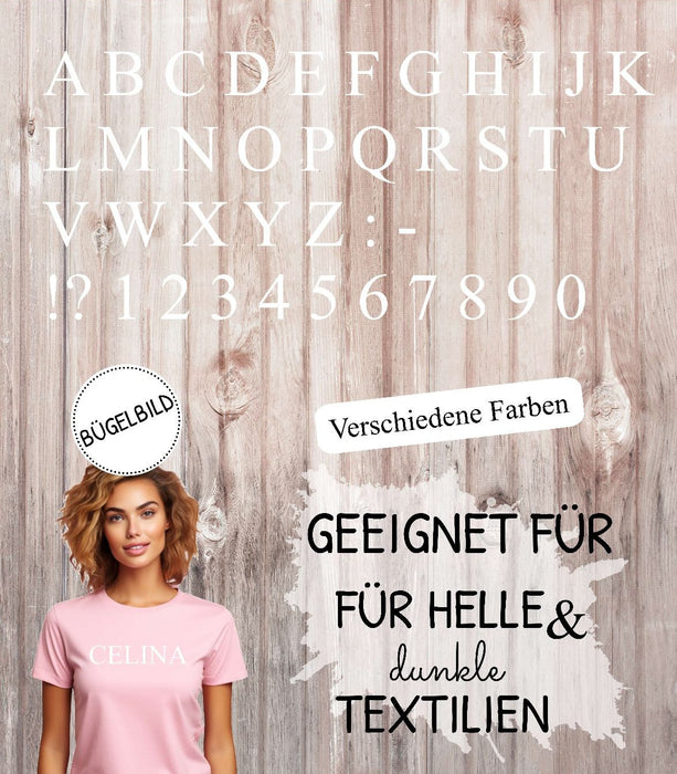 Bügelbilder Sprüche & Schriften – DIY Aufbügelmotive zum Personalisieren für Kinder & Erwachsene - CreativMade