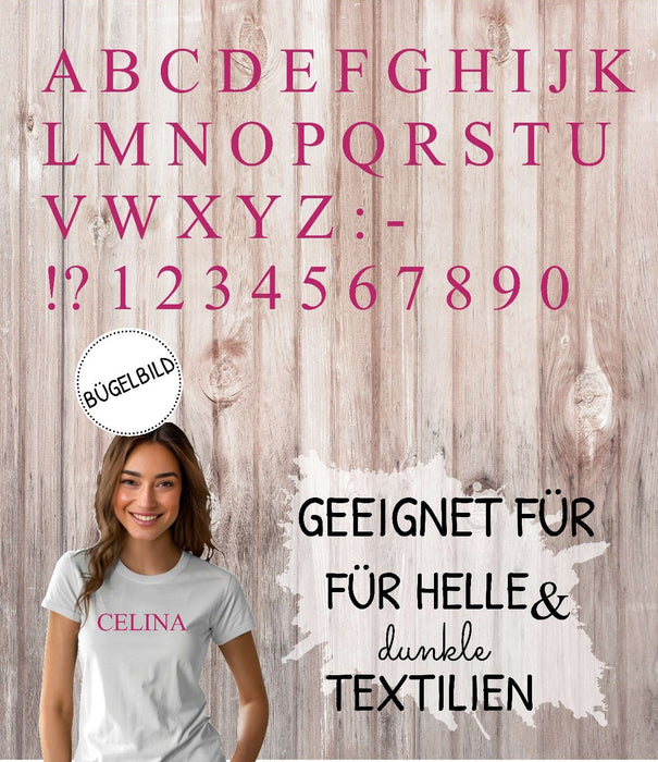 Bügelbilder Sprüche & Schriften – DIY Aufbügelmotive zum Personalisieren für Kinder & Erwachsene - CreativMade