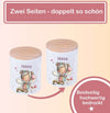 Kinder Spardose mit Name Fee – Personalisierte Spardose für Kinder Keramik mit Bambusdeckel für Mädchen | CreativMade .