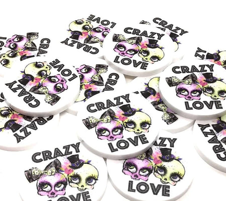 Einkaufswagenchip - Crazy Love - CreativMade 