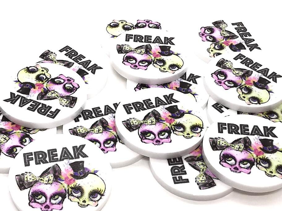 Einkaufswagenchip Skull - Freak - CreativMade 
