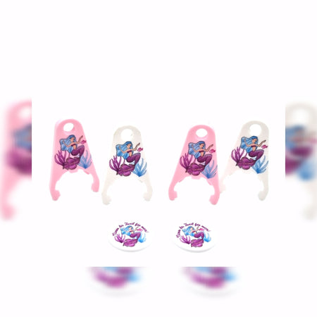 Chiphalter mit Einkaufswagenchip Set nimm dir Zeit für meer - CreativMade 