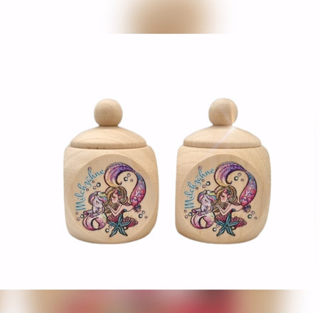 Milchzahndose Meerjungfrau Einhorn 4 x 4 cm - CreativMade 