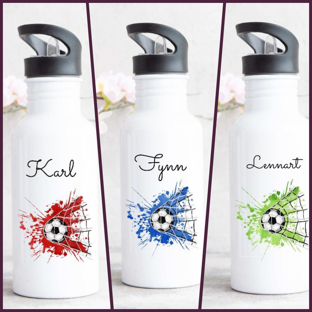 Trinkflasche Mit Namen Weltraum Eurofoto Trinkflasche Mit Namen Fynn – Aluminium, 500 Ml, Weltraum-Motiv – Mit Sport- & Drehverschluss, Karabiner – Made In Germany – Individuell Für Jungs
