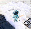T-Shirt Endlich Schulkind Astronaut Junge personalisiert - CreativMade 