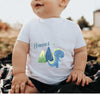 Kinder T-Shirt Dinosaurier personalisiert mit Name Junge - CreativMade 