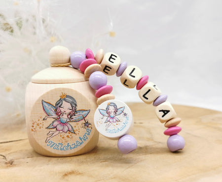 Milchzahndose mit Namen Zahnfee Prinzessin - CreativMade 
