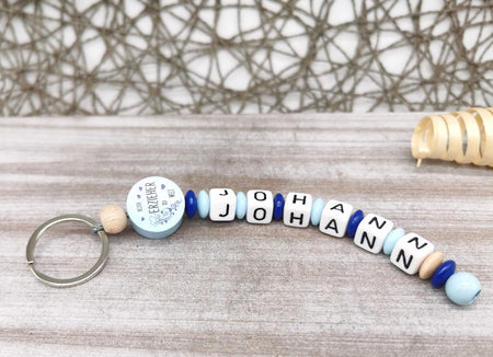 Schlüsselanhänger mit Namen bester Erzieher der Welt - CreativMade 