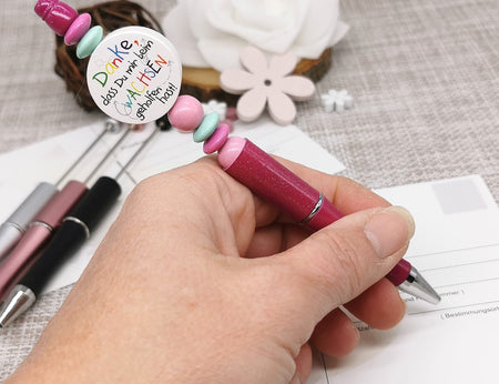 Kugelschreiber Danke dass Du mir beim Wachsen geholfen hast Stift - CreativMade 