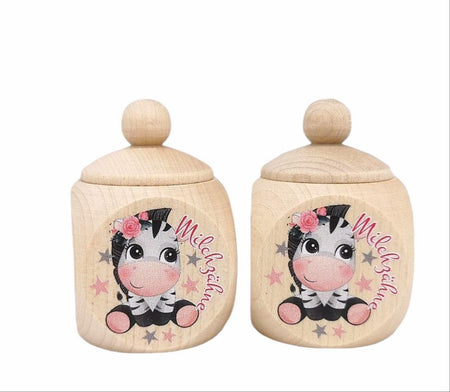 Milchzahndose Zebra 4 x 4 cm - CreativMade 