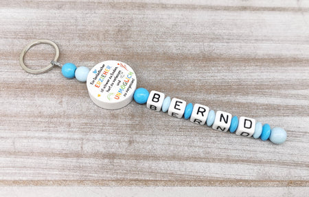 Schlüsselanhänger mit Namen ein fantastischer Erzieher..... - CreativMade 