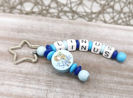 Schlüsselanhänger mit Namen Endlich Schule Junge - CreativMade 