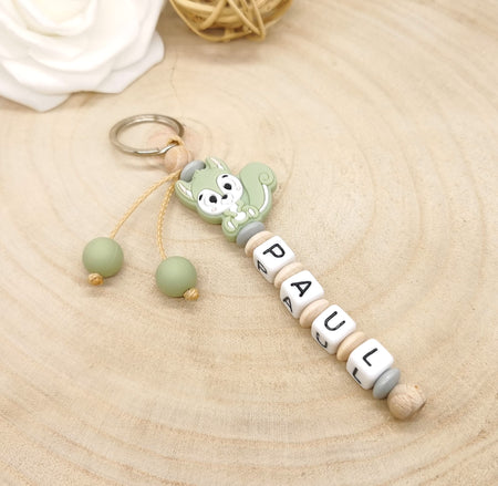 Schlüsselanhänger Eichhörnchen mit Name - CreativMade 