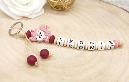 Schlüsselanhänger Eichhörnchen mit Name - CreativMade 
