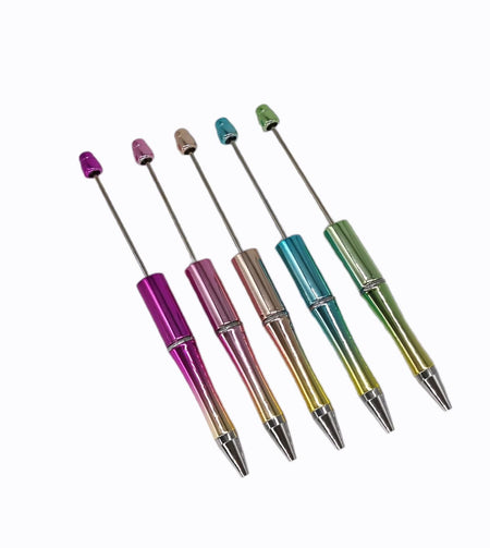 Perlen Kugelschreiber Metallic Farbverlauf Rohling - CreativMade 