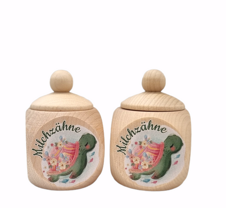 Milchzahndose Schildkröte  4 x 4 cm - CreativMade 