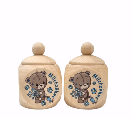 Milchzahndose Teddy  4 x 4 cm - CreativMade 